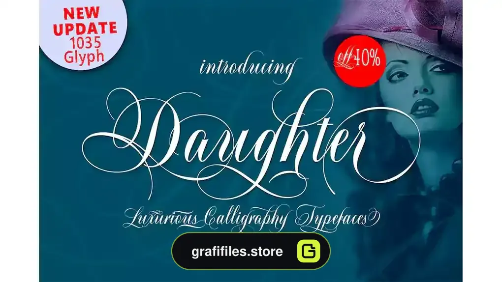 فونت انگلیسی دست نویس Daughter Script