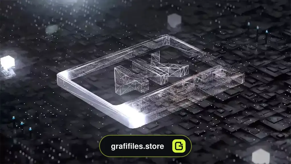 پروژه افترافکت لوگو دیجیتال Digital Logo