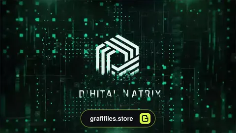 پروژه افترافکت لوگو تکنولوژی Digital Matrix Logo