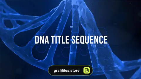 پروژه پریمیر تایتل پزشکی DNA Title Sequence