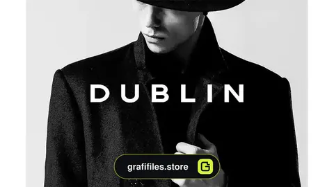فونت انگلیسی مدرن DUBLIN - Display / Headline Typeface