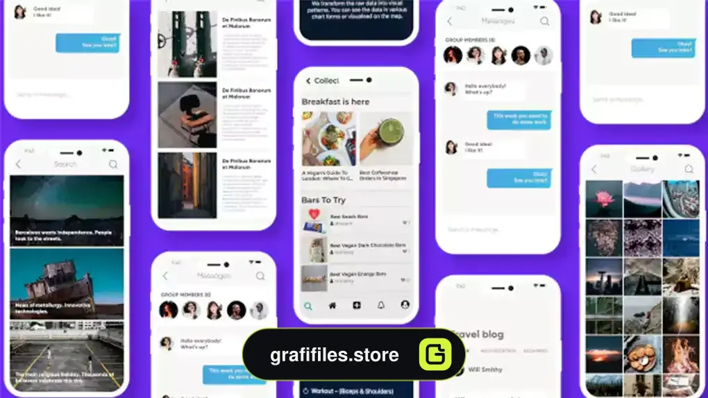 پروژه پریمیر معرفی اپلیکیشن Dynamic Trendy App Promo