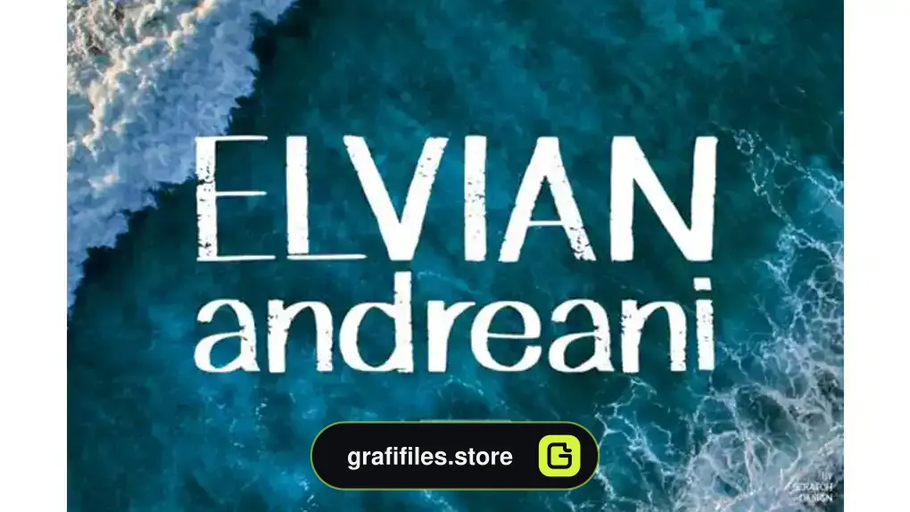 فونت انگلیسی دست نویس Elvian Andreani Font