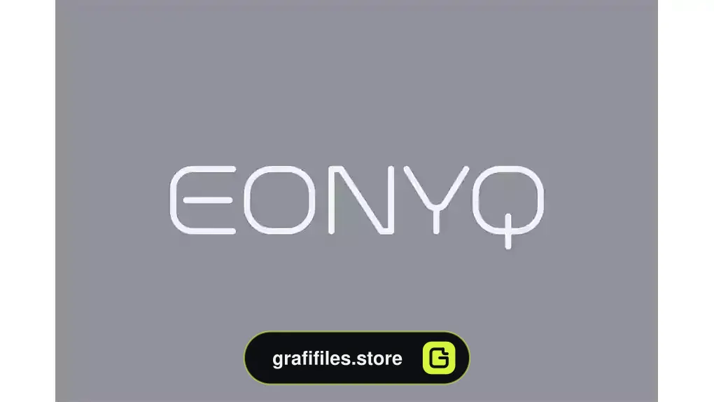 فونت انگلیسی ساده Eonyq Simple Modern Font