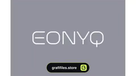 فونت انگلیسی ساده Eonyq Simple Modern Font