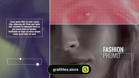 پروژه افترافکت تیزر تبلیغاتی فشن شو لباس Fashion Promo 2