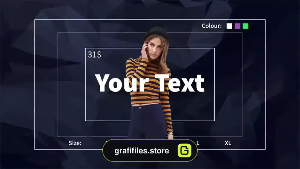 پروژه افترافکت فروشگاه مد و فشن Fashion Shop