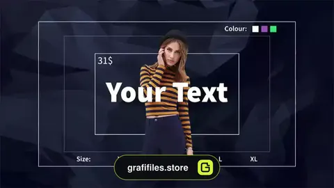 پروژه افترافکت فروشگاه مد و فشن Fashion Shop