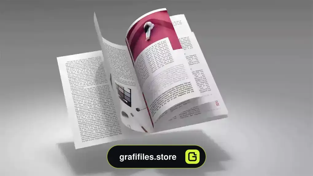 پروژه افترافکت معرفی مجله Fast Magazine Promo