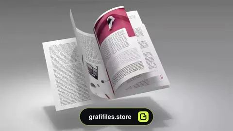 پروژه افترافکت معرفی مجله Fast Magazine Promo