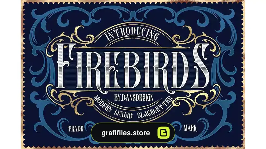 فونت انگلیسی تاتو firebirds