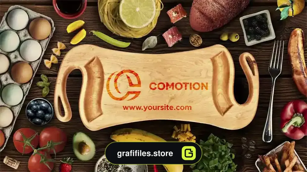پروژه افترافکت لوگو غذا Food Logo