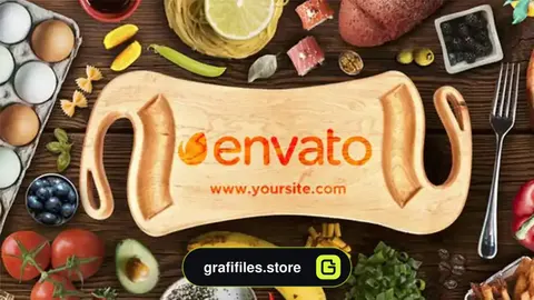 پروژه داوینچی ریزالو لوگو غذا Food Logo