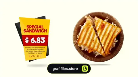 پروژه افترافکت منو غذا Food Menu