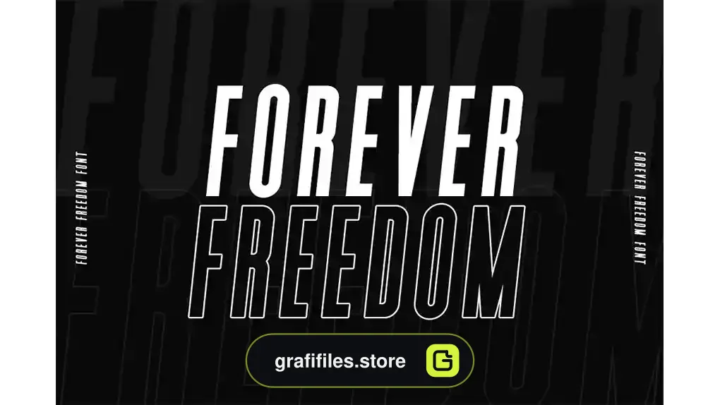 فونت انگلیسی مدرن Forever Freedom Font Family