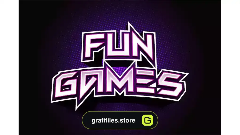فونت انگلیسی گیمینگ Fun Games - Futuristic Display Font