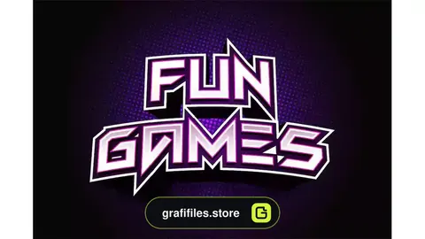 فونت انگلیسی گیمینگ Fun Games - Futuristic Display Font
