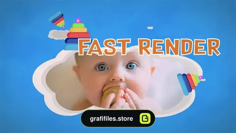 پروژه افترافکت اسلایدشو کودک Fun Kids Slides