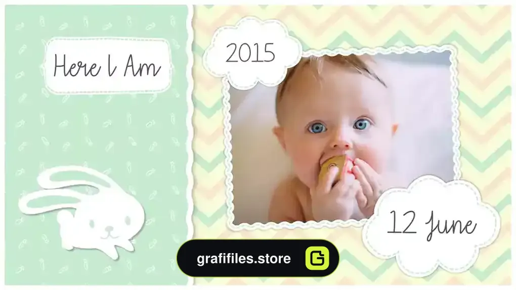 پروژه افترافکت اسلایدشو کودک Funny Kids Slideshow