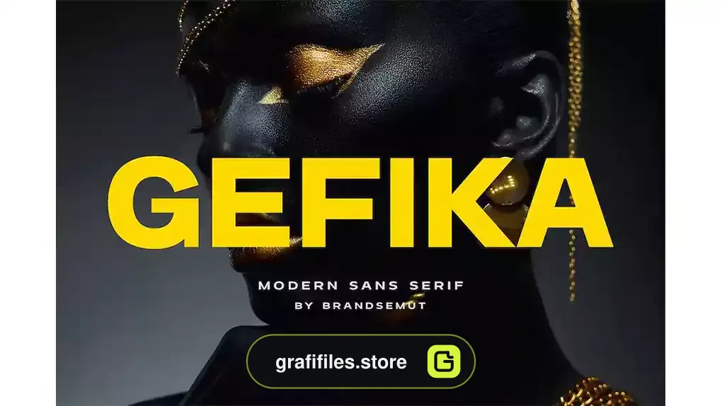فونت انگلیسی ساده Gefika – Modern Sans Serif