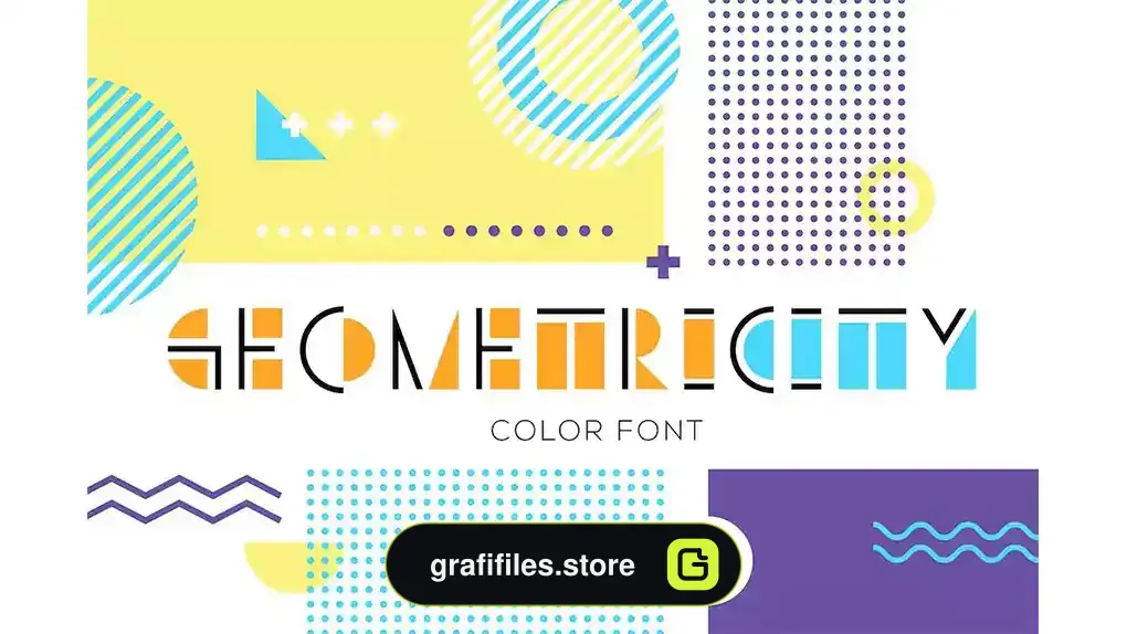 فونت انگلیسی هندسی GEOMETRICITY