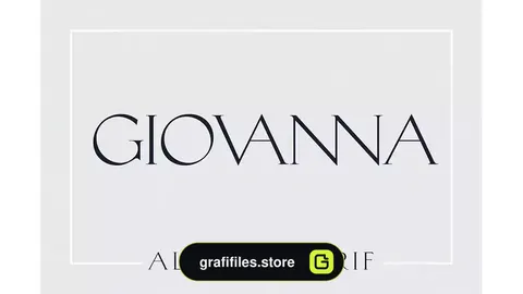 فونت انگلیسی کلاسیک Giovanna - Luxury Serif