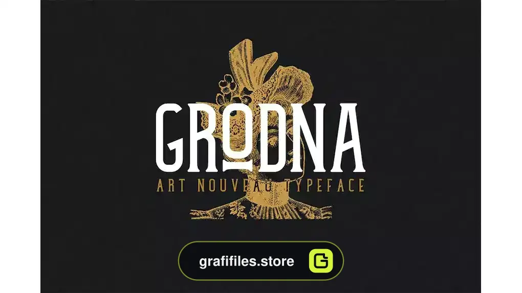 فونت انگلیسی کلاسیک Grodna Font