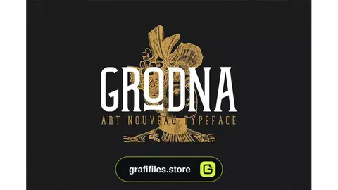 فونت انگلیسی کلاسیک Grodna Font
