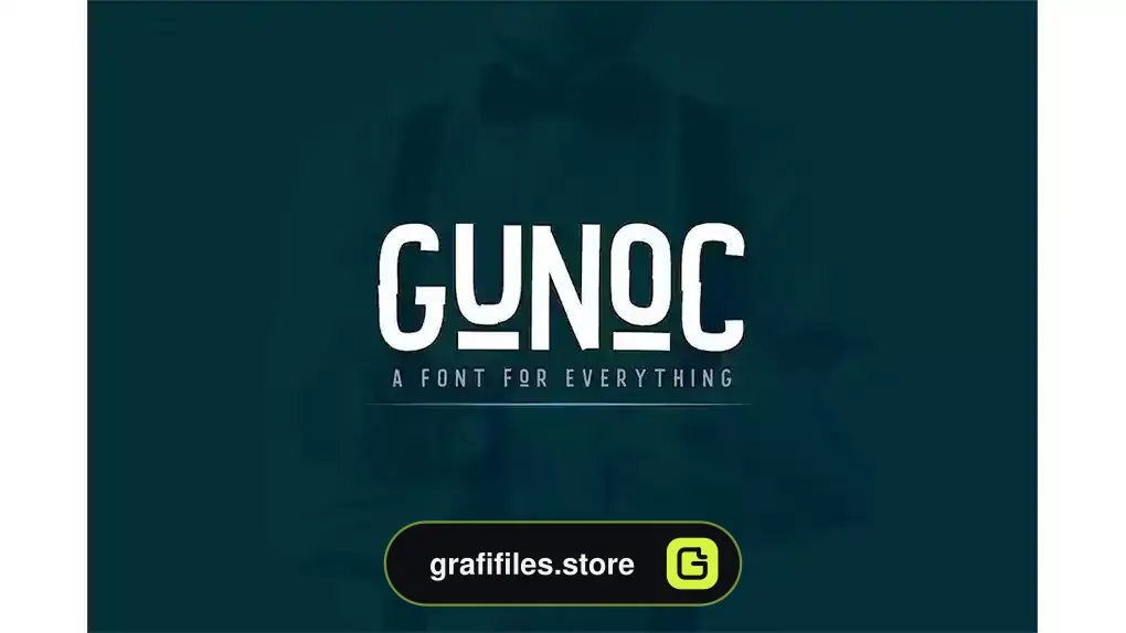 فونت انگلیسی کلاسیک Gunoc