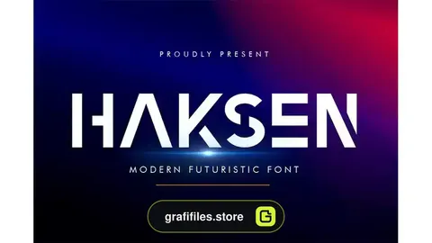 فونت انگلیسی لوگو Haksen - Logo Font
