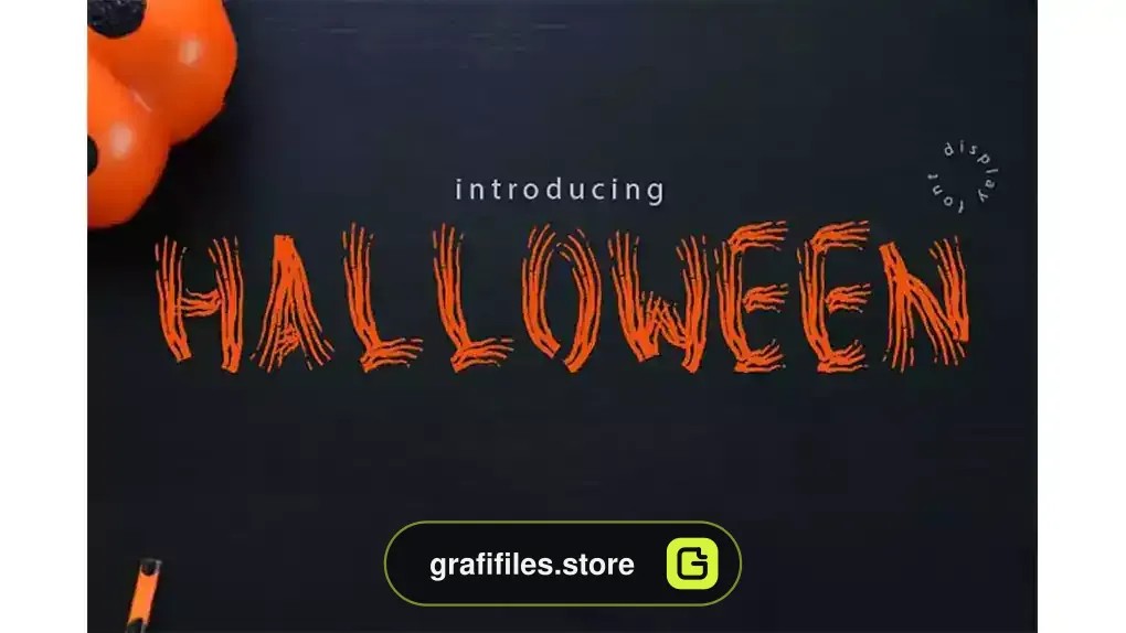 فونت انگلیسی ترسناک handloween horror font