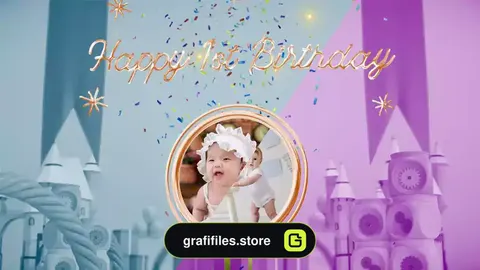 پروژه افترافکت اینترو تولد Happy Birthday