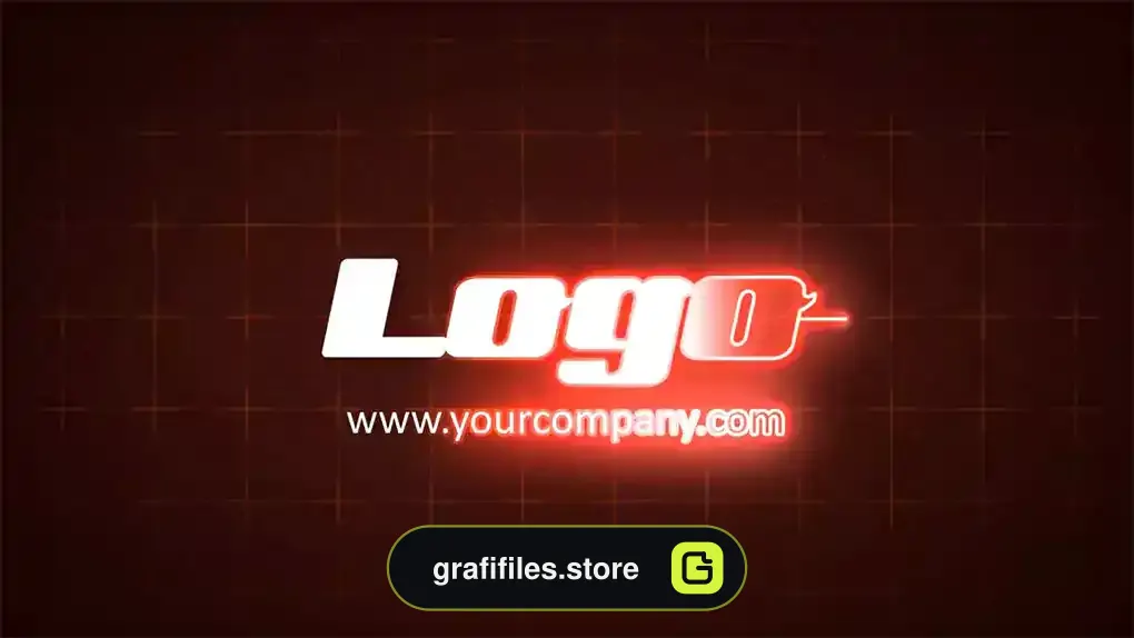 پروژه افترافکت لوگو ضربان قلب Heartbeat Flatline Logo