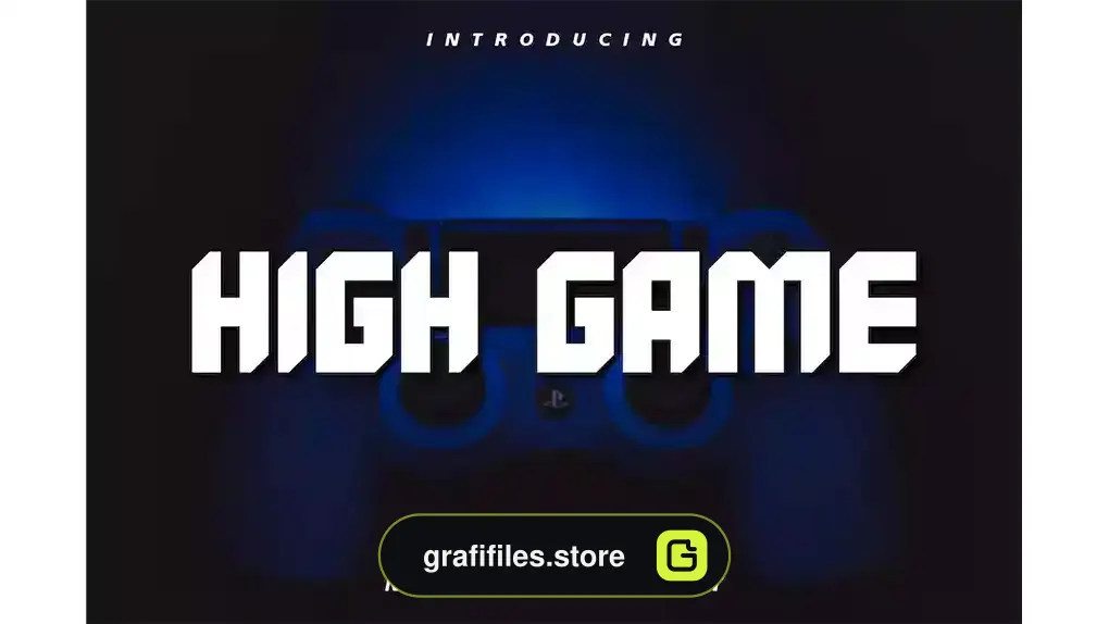 فونت انگلیسی گیمینگ High Game Font