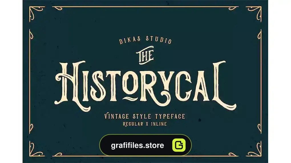 فونت انگلیسی کلاسیک Historycal