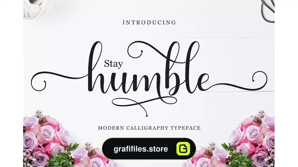 فونت انگلیسی دست نویس Humble Script
