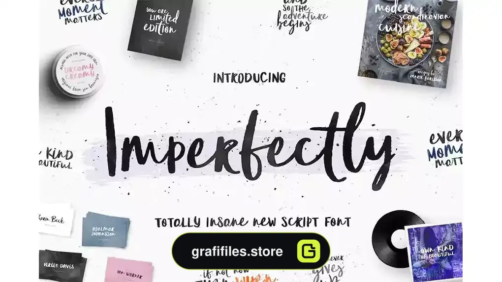 فونت انگلیسی دست نویس Imperfectly Script