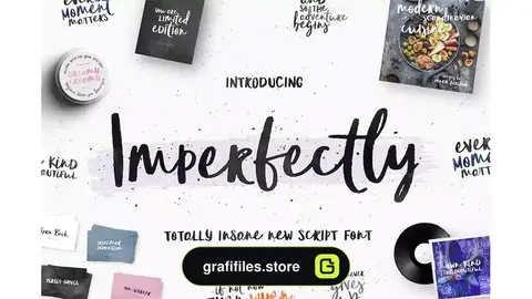 فونت انگلیسی دست نویس Imperfectly Script