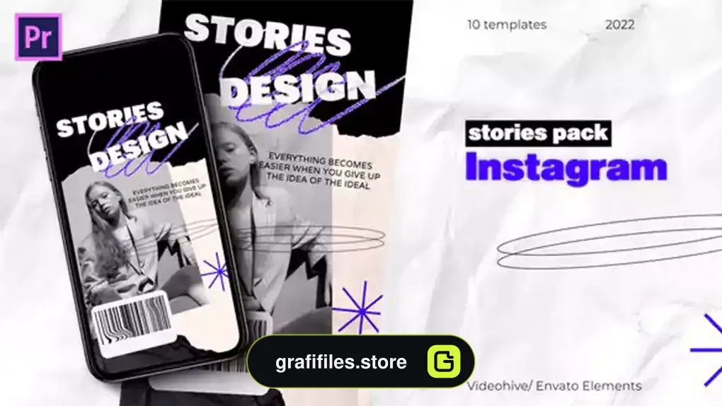 پروژه پریمیر استوری اینستاگرام فشن شو Instagram stylish Stories