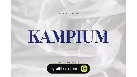 فونت انگلیسی مدرن Kampium Serif Font