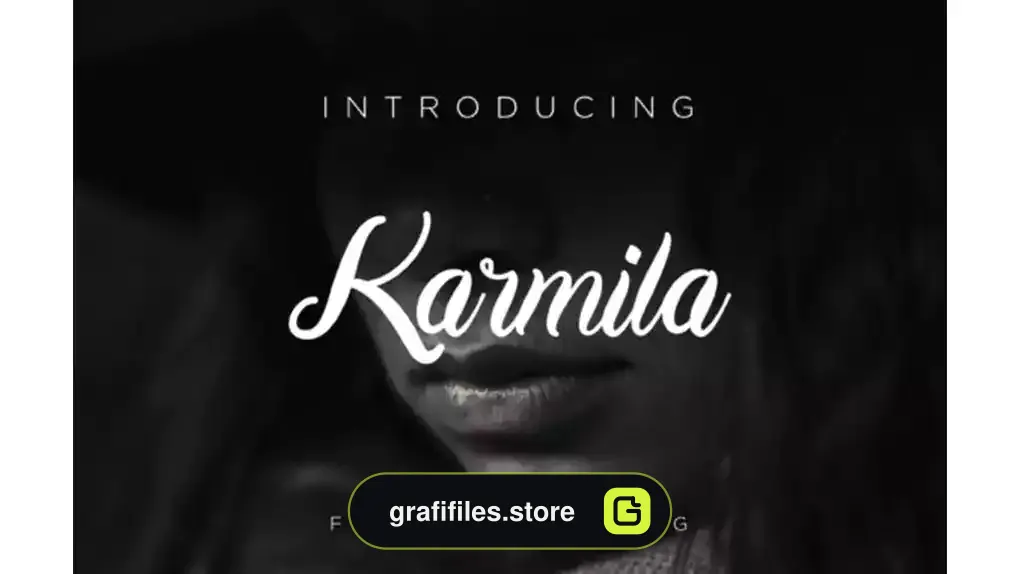 فونت انگلیسی مدرن Karmila Font