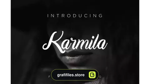 فونت انگلیسی مدرن Karmila Font