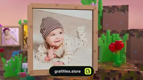 پروژه افترافکت اسلایدشو عکس کودک Kids Photo Slideshow