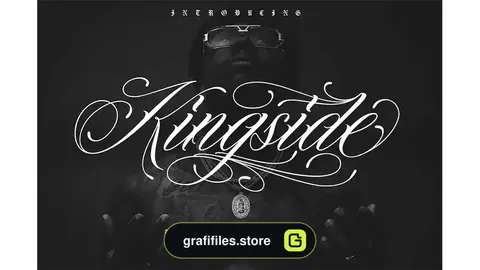 فونت انگلیسی تاتو Kingside | Tattoo Style