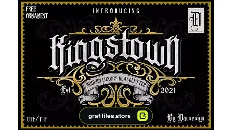 فونت انگلیسی تاتو Kingstown