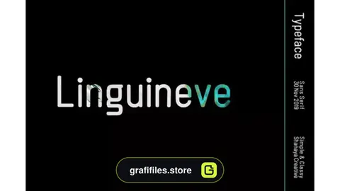 فونت انگلیسی گرافیکی Linguineve Font