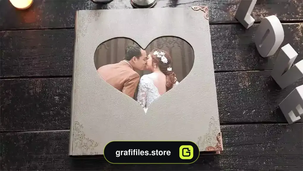 پروژه افترافکت آلبوم عکس عاشقانه