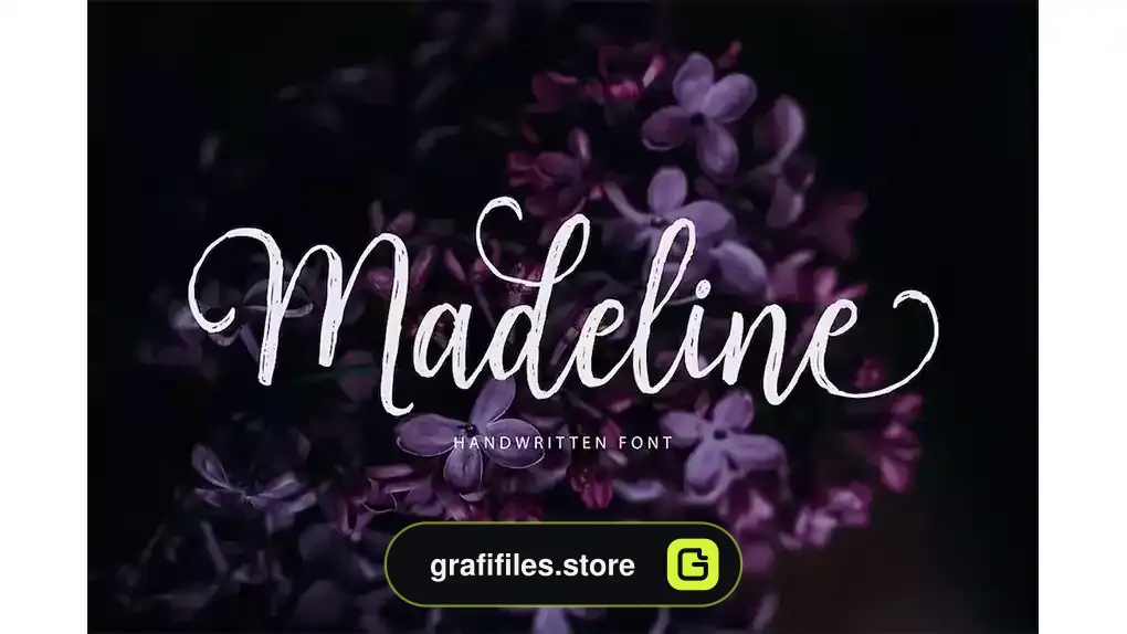 فونت انگلیسی دست نویس Madeline Script