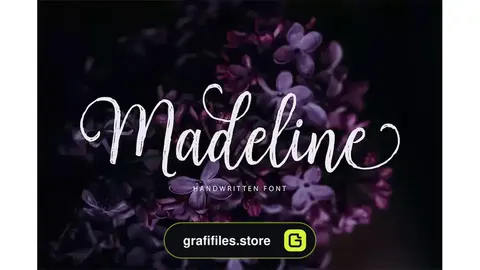 فونت انگلیسی دست نویس Madeline Script