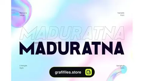 فونت انگلیسی لوگو Maduratna - Logo Font